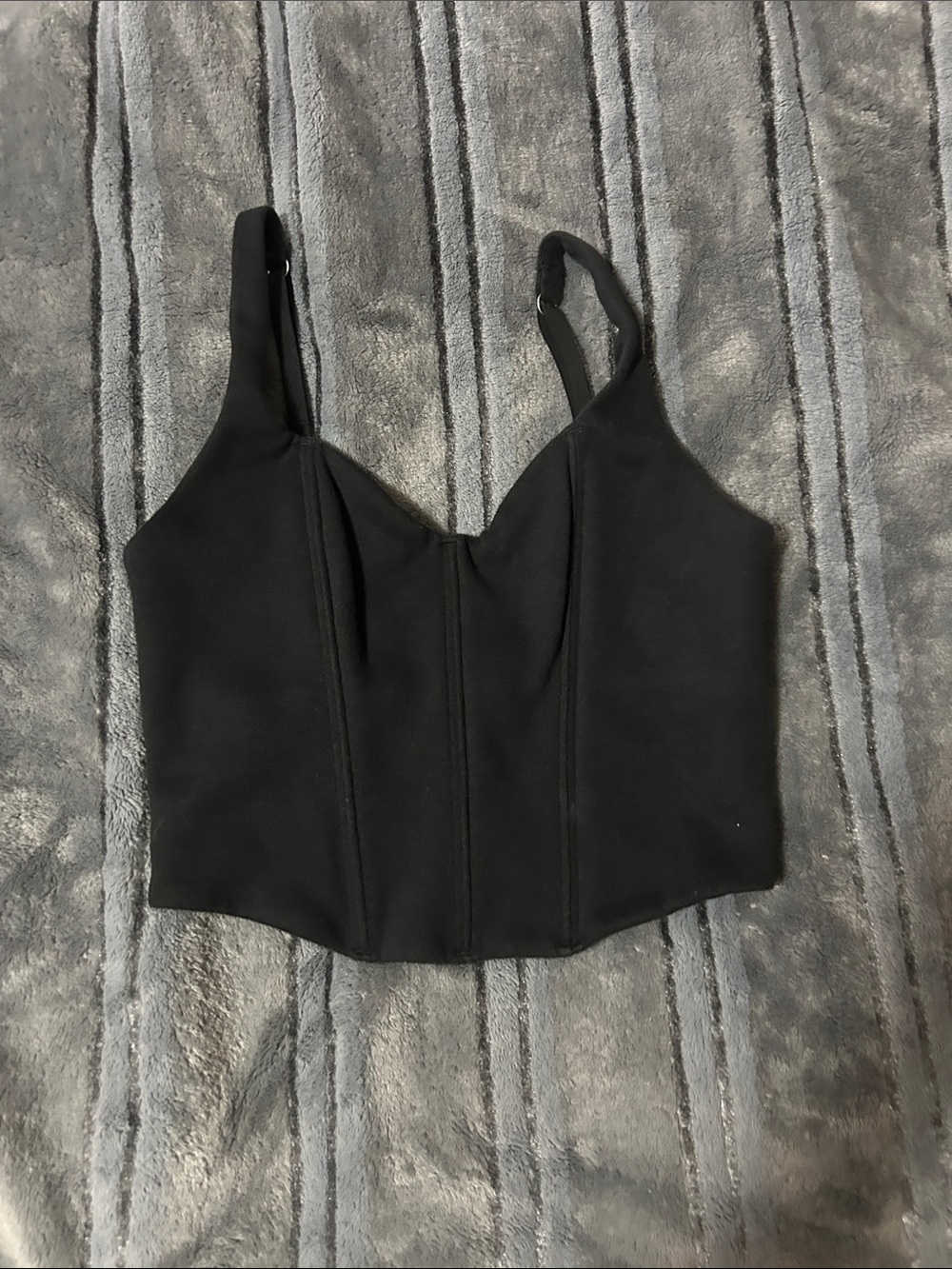 Gilly Hicks Black Crop Tank Top